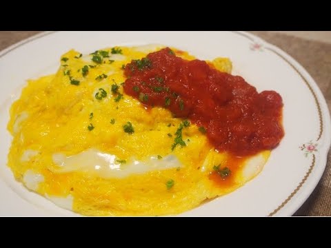 ふわとろたまごのトマトソースオムライス~How to make Omelet rice~