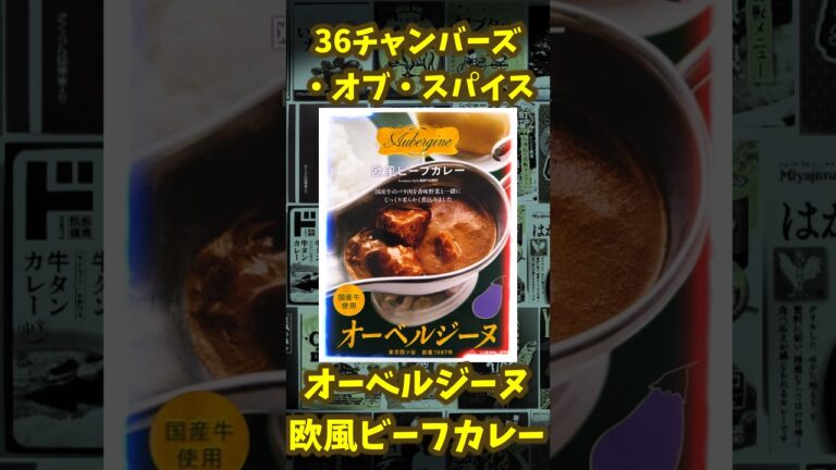 【オーベルジーヌ 欧風ビーフカレー】レトルトカレー紹介