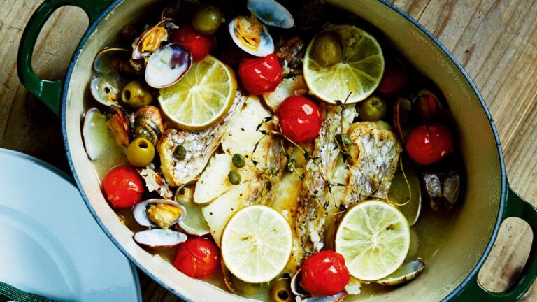 魚介のオーブン蒸し焼き