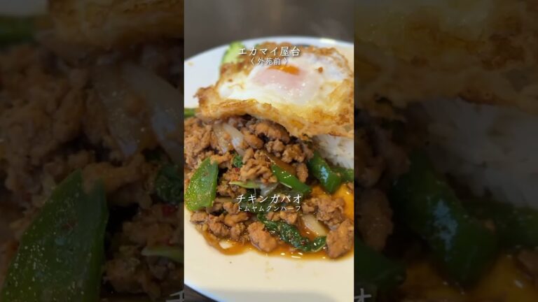 タイ料理店巡り510店目はエカマイ屋台！ガパオライス＆トムヤムクンが納得のおいしさ！