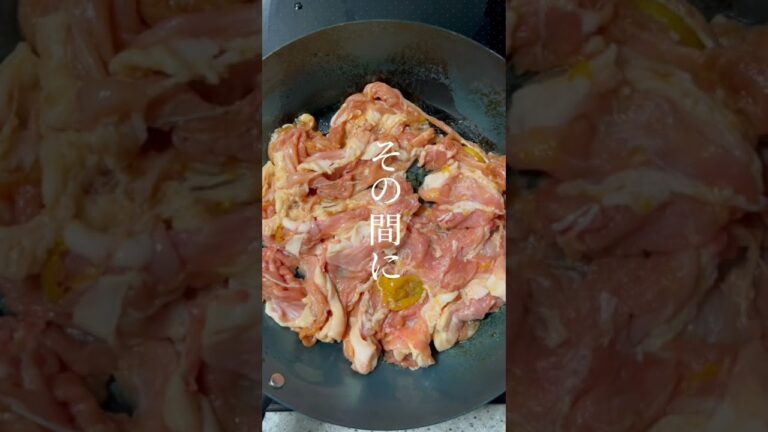 さっぱりなのに、かきこみたい系。タレが染みたキャベツが主役の炒め煮。　#ワンパンレシピ