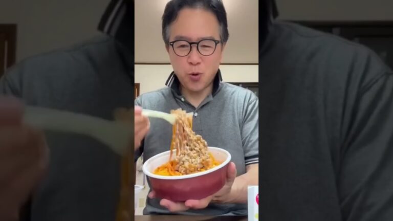 納豆とナポリタン‼️ #納豆  #natto  #shorts #ナポリタン