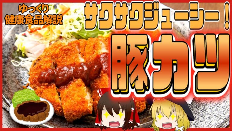 【ゆっくり解説】キャベツも一緒に！豚カツの栄養についてゆっくり解説！