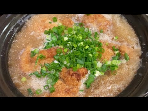 唐揚げのみぞれ煮