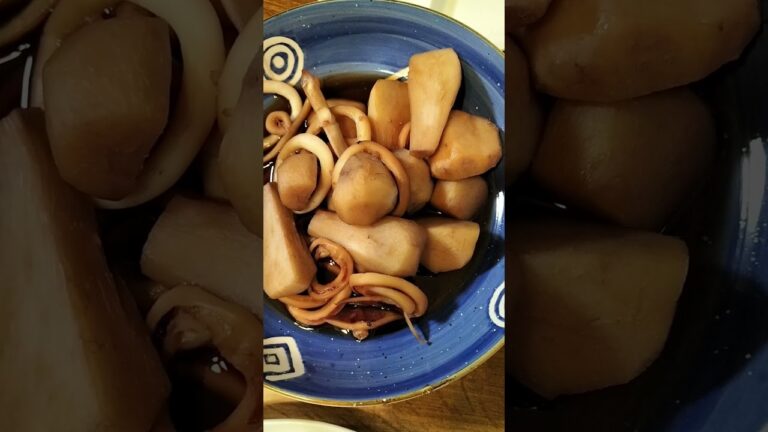 見よう見まね菜園で採れた里芋の煮物　10月22日　＃Shorts