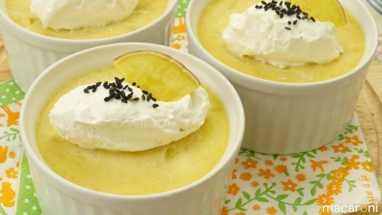 お砂糖いらず♪ さつまいもの しっとり 蒸し プリン のレシピ 作り方