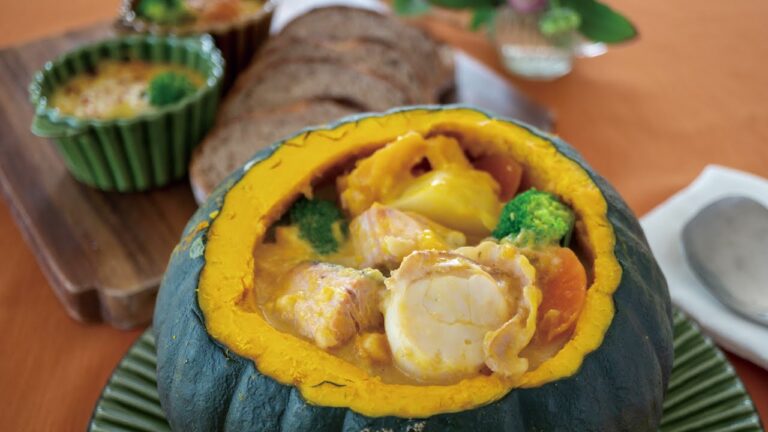 かぼちゃまるごとシチュー