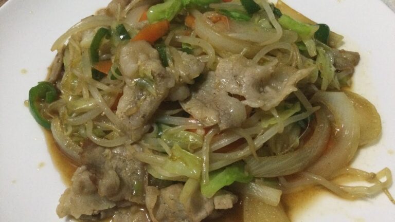 我が家の定番レシピ...ほっともっと風肉野菜炒めの作り方教えます❤️