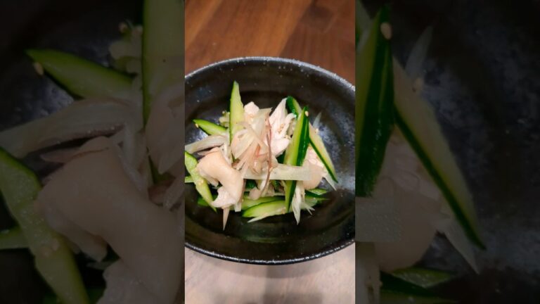 【ボールで簡単】                                                                    #おつまみ #簡単#料理#お酒 #鶏肉#薬味