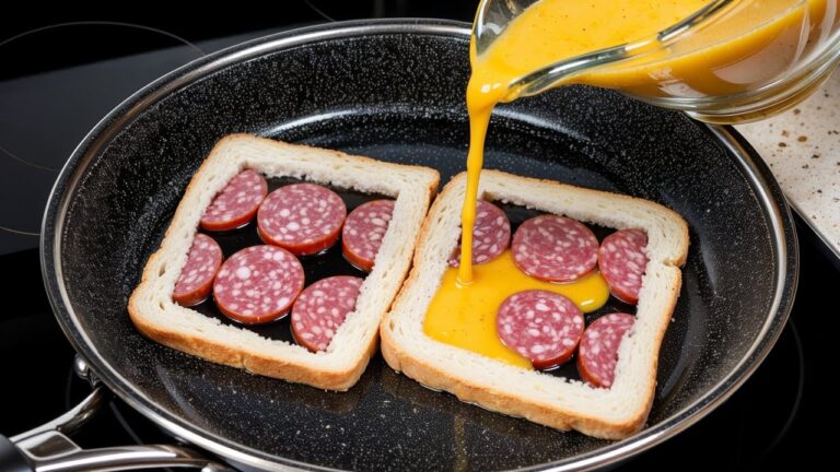 Just Pour the Egg and It's Done! Breakfast in 5 Minutes!