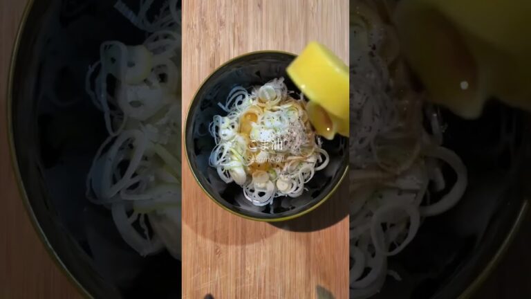 #shorts 鶏むね肉が無限に食べられるネギソース／Sauce for endless chicken meat #asmr