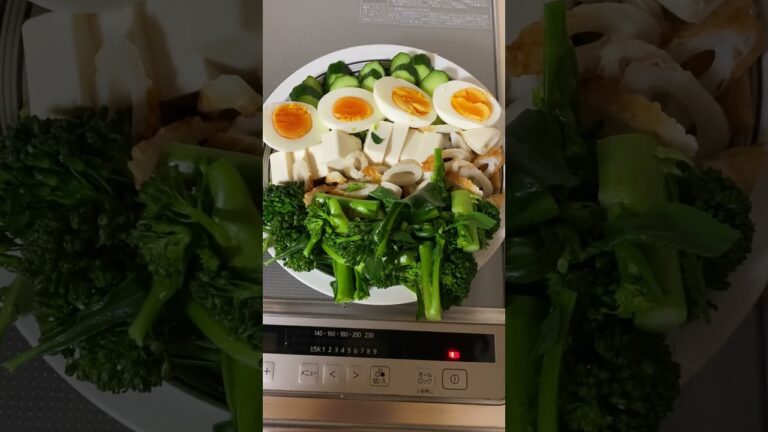 新鮮なブロッコリーを使った「サラダ作り」♪  【（4毒抜きの）セラピスト飯】　#shorts  #ショート 　#サラダ