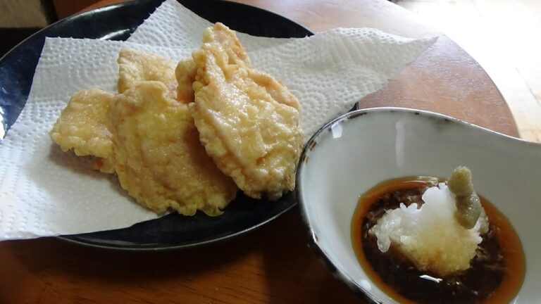 鶏天　鶏むね肉の天ぷら　しっとりジューシーに仕上がりました！