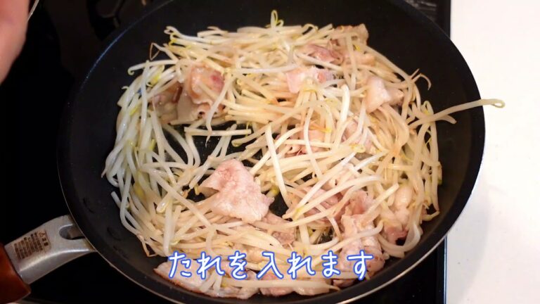 【減塩食品のご紹介】無添加「ピリ辛やみつきもやし炒めだれ」！(短編バージョン)