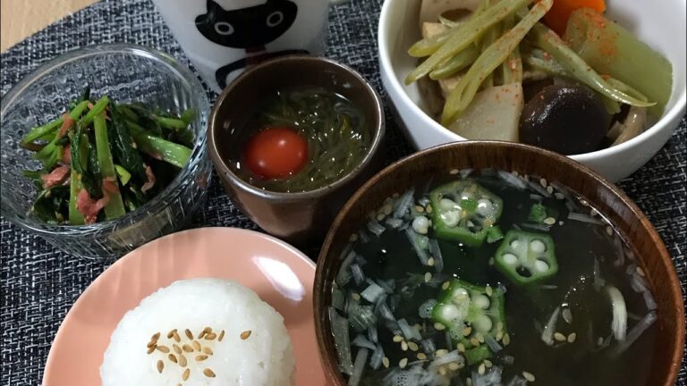 今日の朝ごはん9/23☀️根菜とフキ&厚揚げの煮物etc.で和食の朝ごはん♪