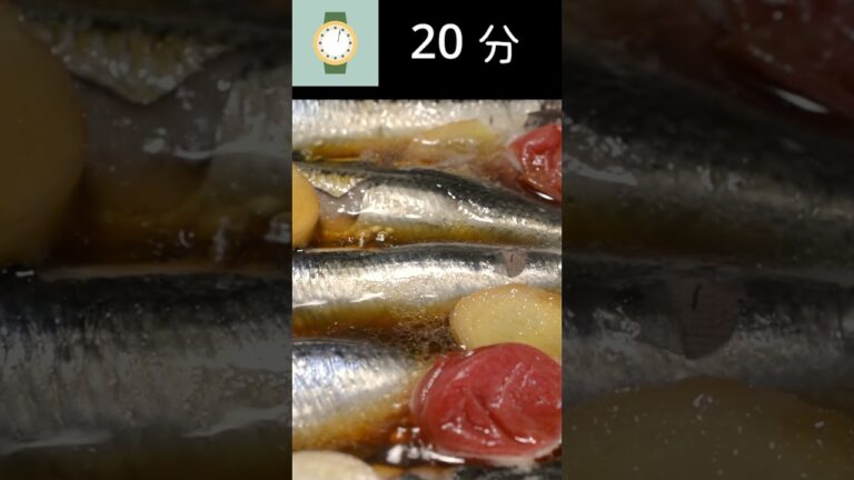 いわしの梅煮ショート【あんしんごはん料理ch 】#Shorts