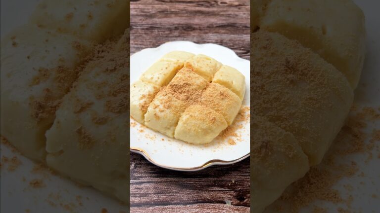 ヘルシーすぎる！ふわトロ豆乳もち#shorts