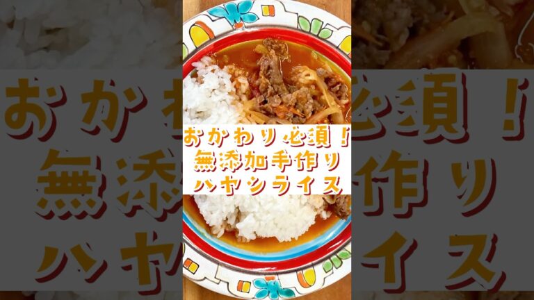 おかわり必須！無添加手作りハヤシライス