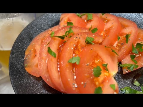 冷やしトマトのスライス