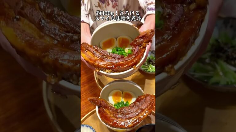 はみ出る角煮丼とおにぎり定食が絶品のお店【あなたに会えてよかった】