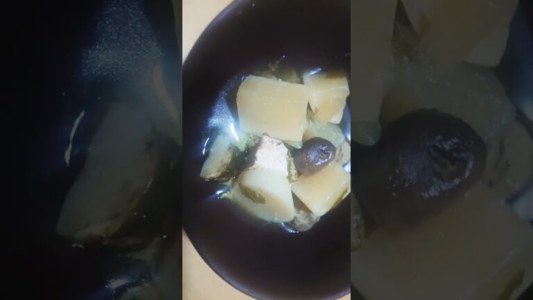 【大根と菊芋と鶏むね肉の煮物】を喰らう‼️