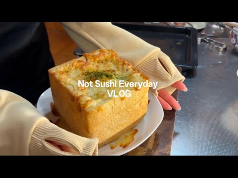 料理好きのVLOG👩‍🍳｜お家で作る日本の晩ごはん🍲パングラタン、チーズさつまいもコロッケ、参鶏湯、プルコギなどなど...