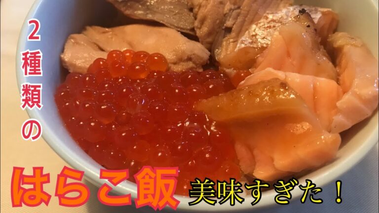 2種類のはらこ飯が美味すぎた！