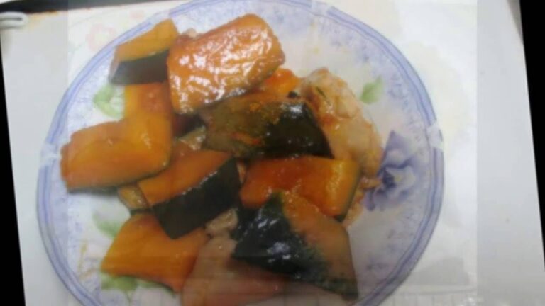 南瓜と鶏もも肉の甘辛煮