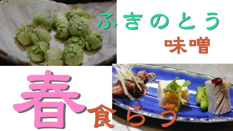 【ふきのとう味噌】に挑戦！春をたべる！酒の肴に。ご飯の共に。簡単に出来てアレンジ豊富。