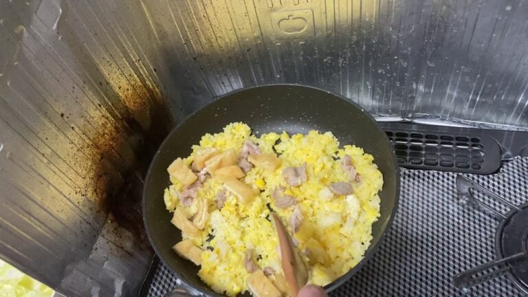 白菜チャーハン　酢醤油味