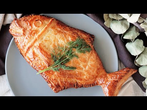 【キキのあれじゃない🐟】サーモンのサクサクパイ包み