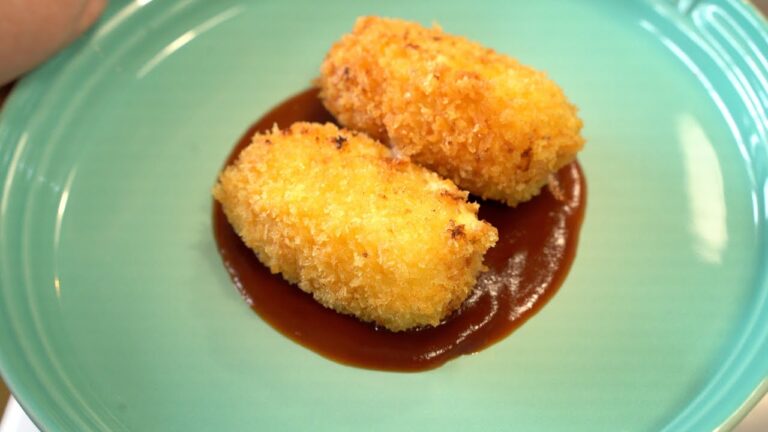 【白身魚のクリームコロッケ】カワハギ使用