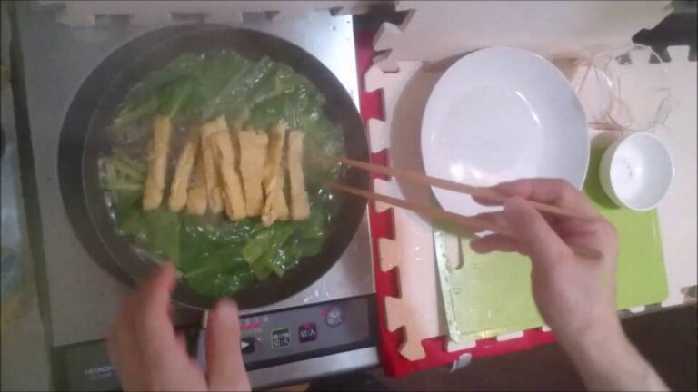 小松菜と揚げの煮びたし