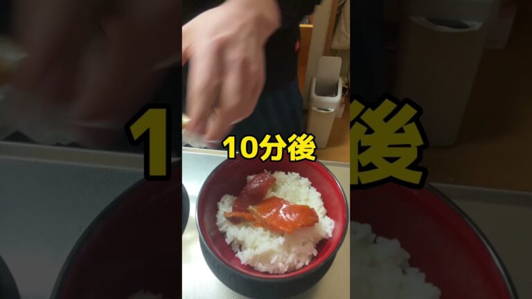オリジナルのマグロとサーモンの漬け丼を作ってみた！#shorts #料理