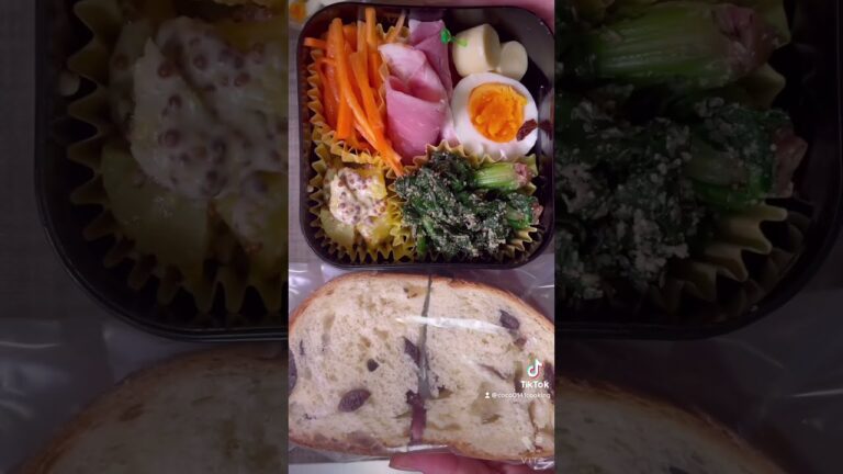 【今日の手作り弁当】野菜たっぷりヘルシー弁当　栄養満点弁当　サラダいっぱい食べよう　#shorts #short