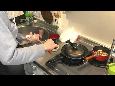 20代男子の調理場『鶏むね肉の照り焼き』