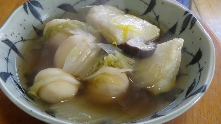 とろみで体がぽかぽか温まる！【鶏むね肉と白菜、椎茸、里芋のとろみ汁】鶏むね肉がしっとり柔らか　あんかけ