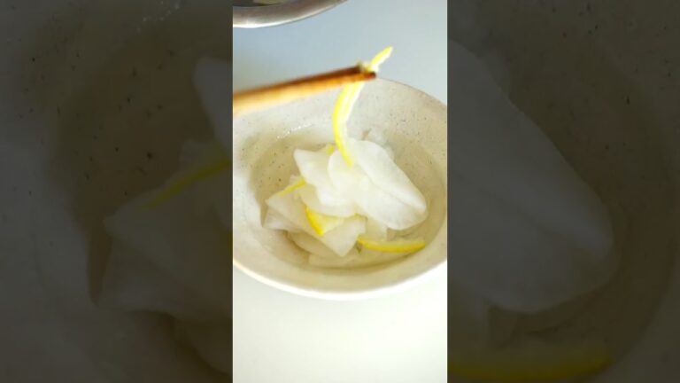 大根とゆずの即席漬け VegeTable