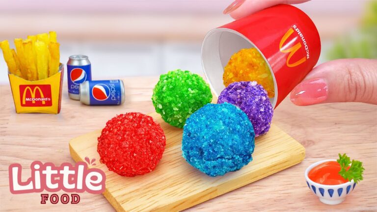 🍟 Fast Food Recipes🍗 特製おにぎりレシピ |  揚げご飯ボールの作り方 🍕 リトルフードクッキング