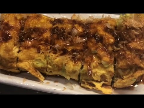 【リアルな夕食 船橋支店】お好み風玉子焼き【音声付】ウチの玉子焼きの作り方です。