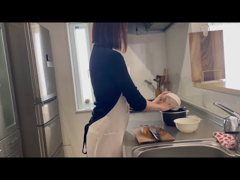 帰宅後スグ！外出してても絶品夕ごはん！予約炊飯＋漬けるだけレシピ/炊飯器で作るさつまいもご飯&野菜のマーマレード包み蒸し/ヨーグルト味噌床で野菜も肉も美味しく/浅漬け/豚の味噌漬け/カップで作るスープ