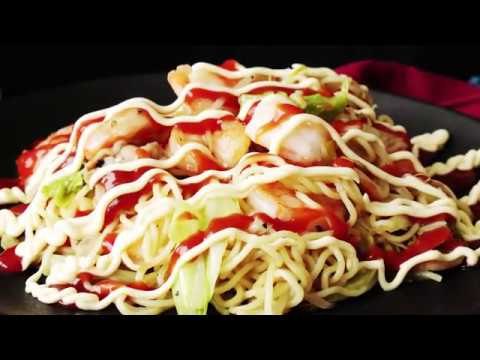 【プリプリ食感🍤】エビマヨ焼きそば