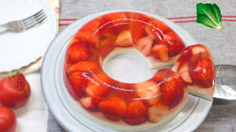 いちごのリングゼリーのレシピ