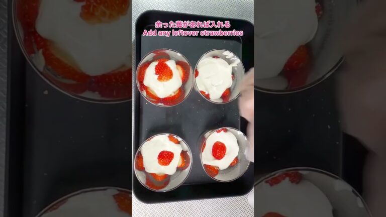 いちごのティラミスを作るよ♪DAY 139 ＃shorts