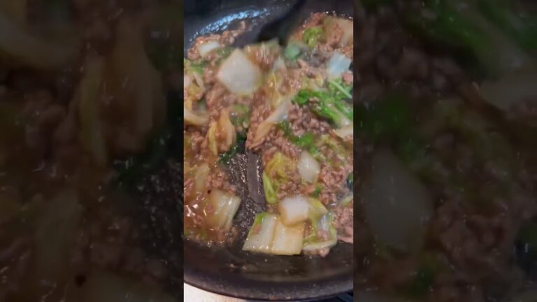 冬に食べて欲しい！ひき肉と白菜のおかず