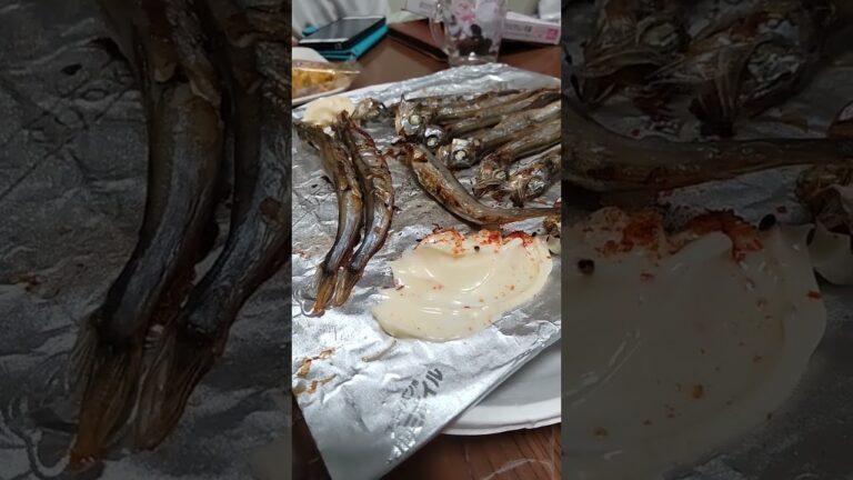 ししゃもはストーブで焼くのが美味い