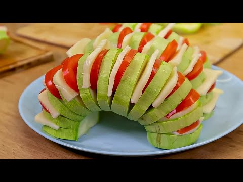 You won't fry the zucchini anymore! Stuffed zucchini from the oven. Healthy recipes