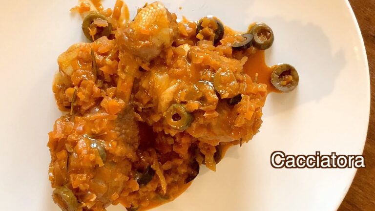 お家で簡単に本格イタリアン【鶏肉の猟師風トマト煮込み・カッチャトーラ ~ Pollo alla cacciatora】