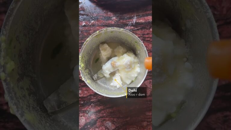 Dahi Aloor dam #food #aloodam #indianfood #rannaghore