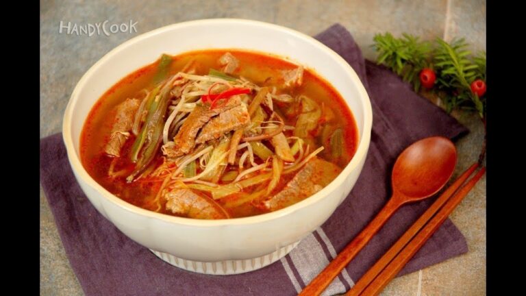 ユッケジャン(육개장)_韓国料理レシピ(일어자막)JP ver.